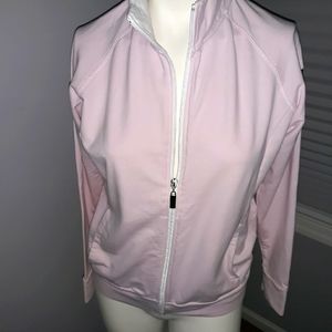 Bermuda Sands pink zipper jacket. Small